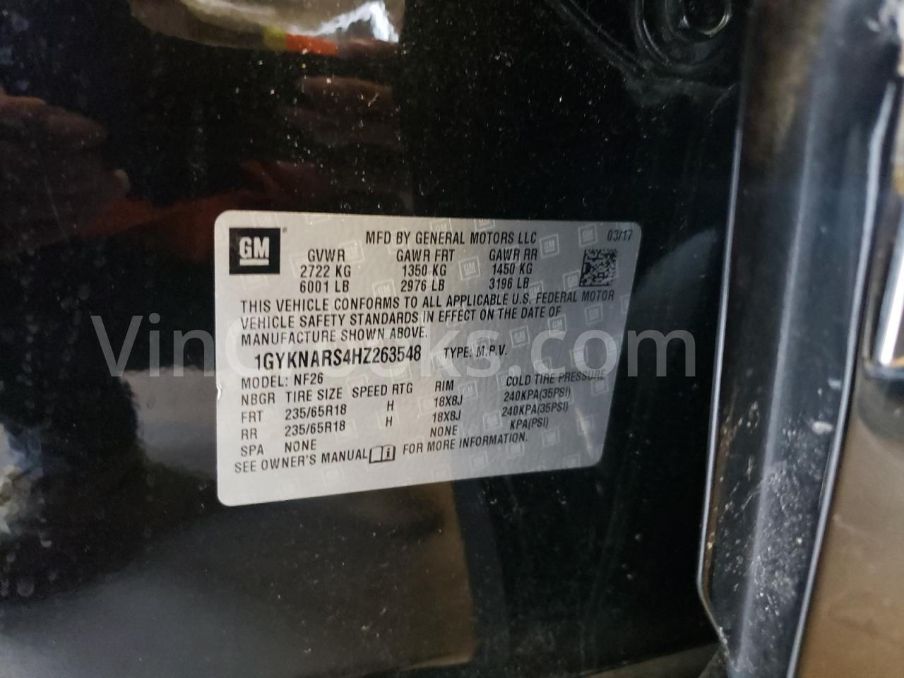 1GYKNARS4HZ263548