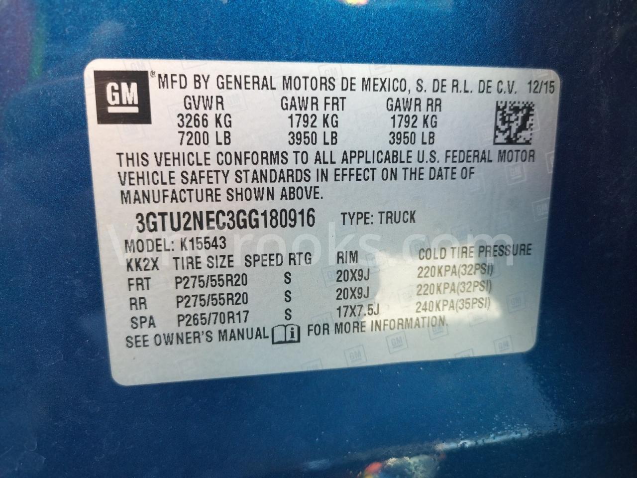 3GTU2NEC3GG180916