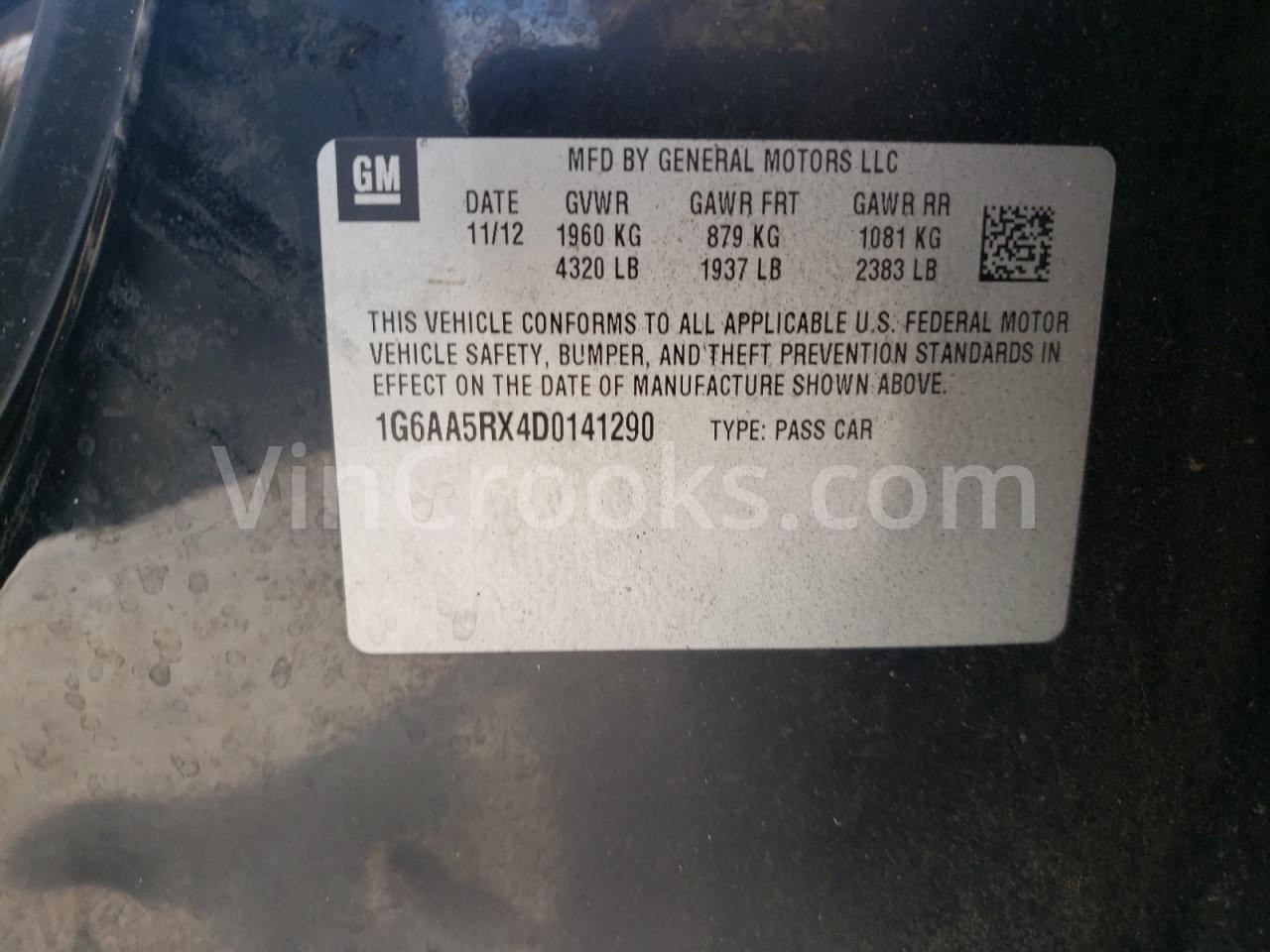 1G6AA5RX4D0141290