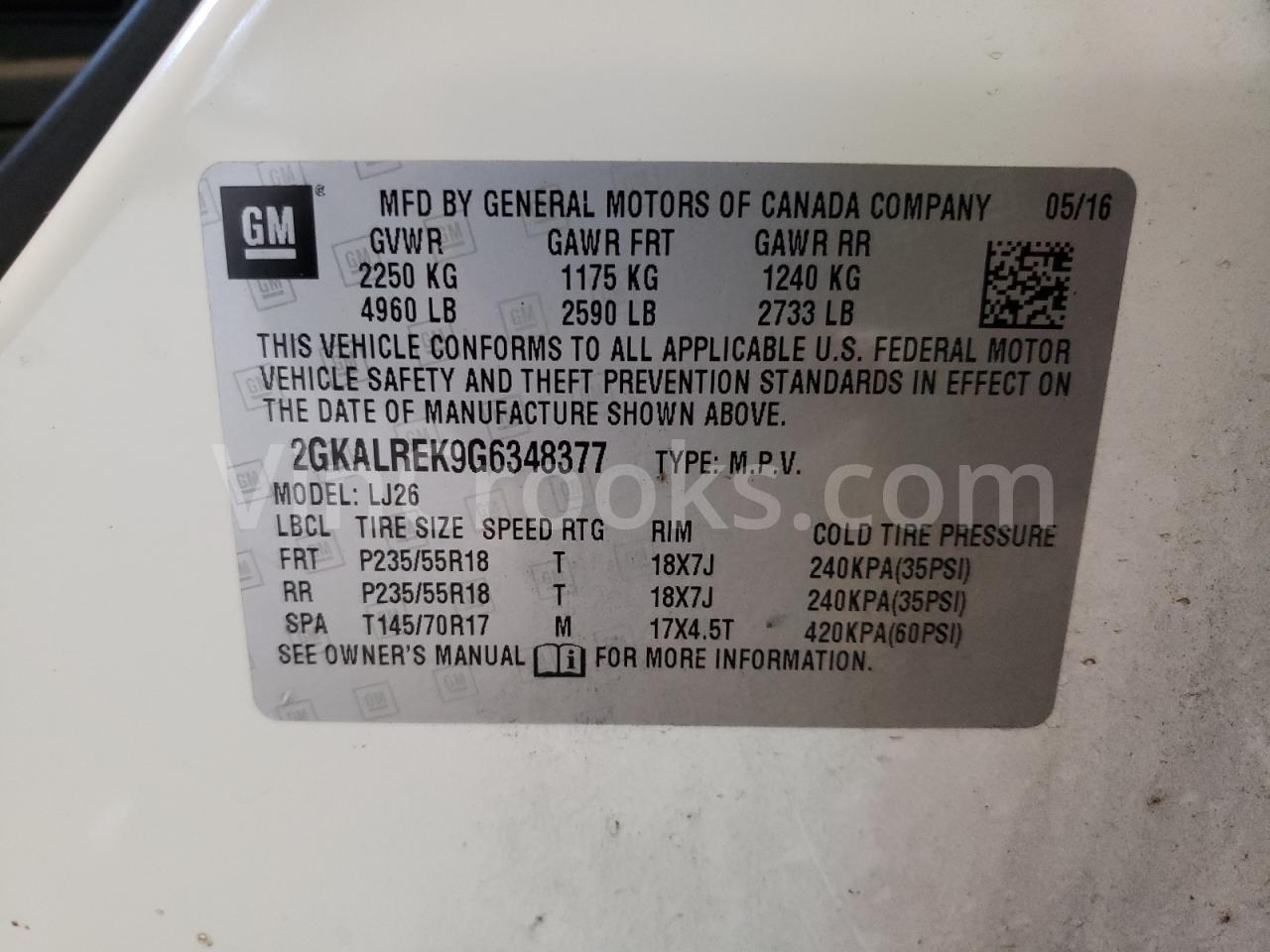 2GKALREK9G6348377
