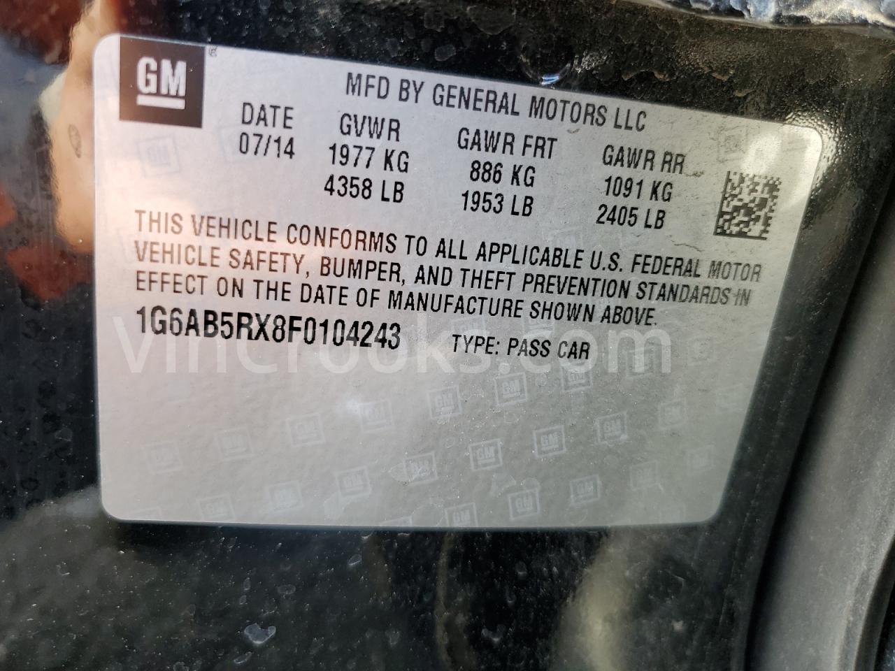 1G6AB5RX8F0104243