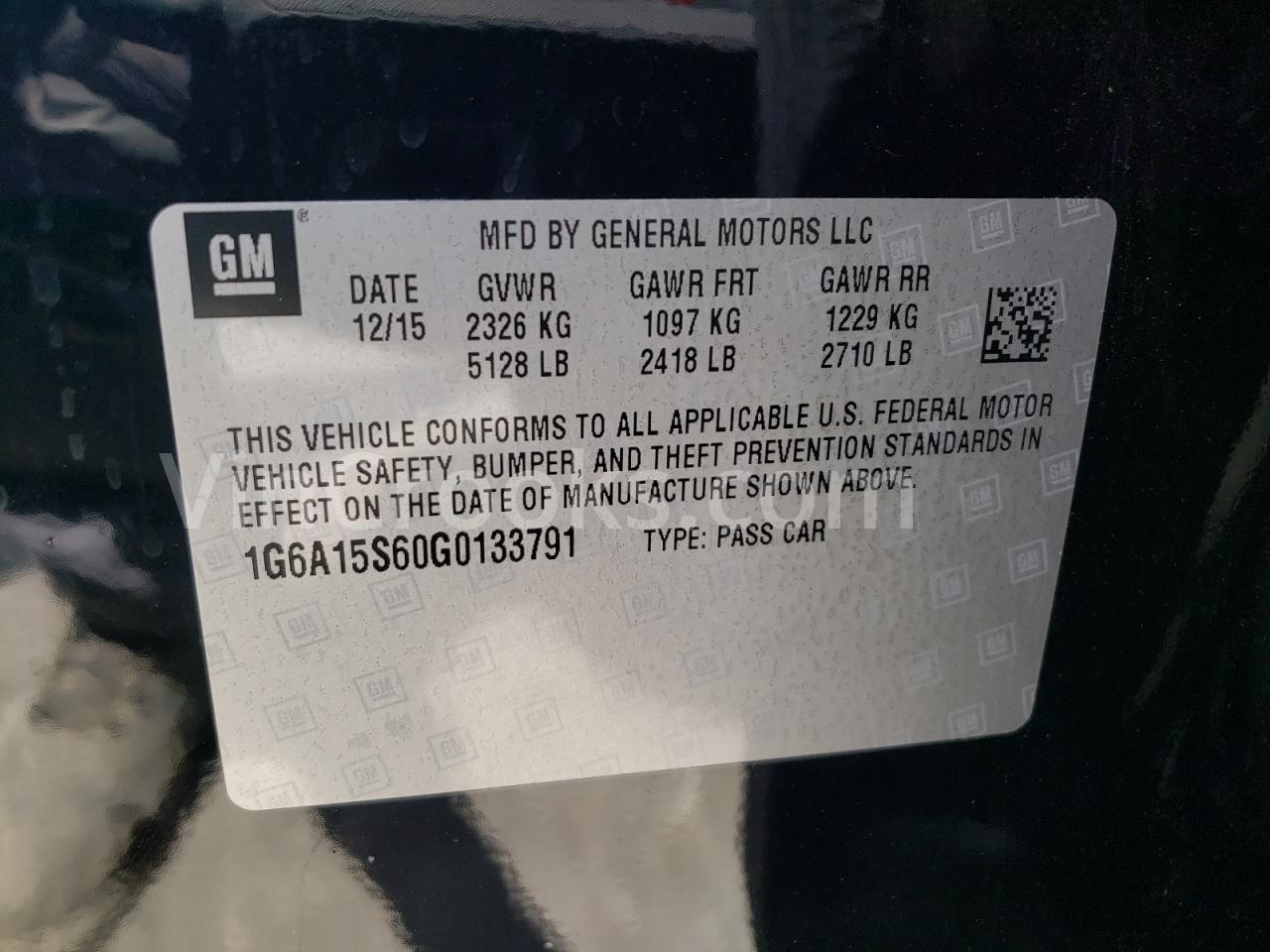 1G6A15S60G0133791