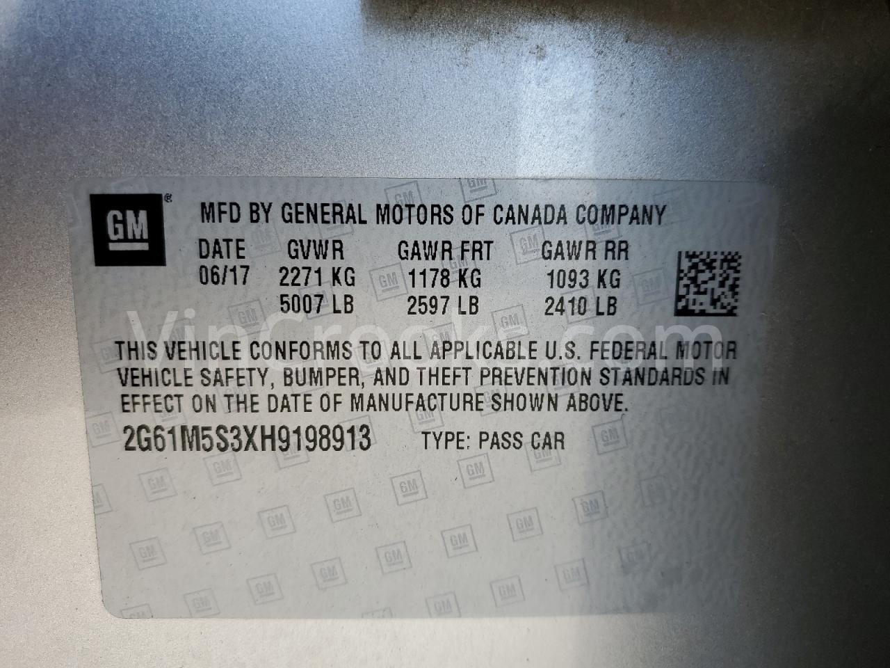 2G61M5S3XH9198913