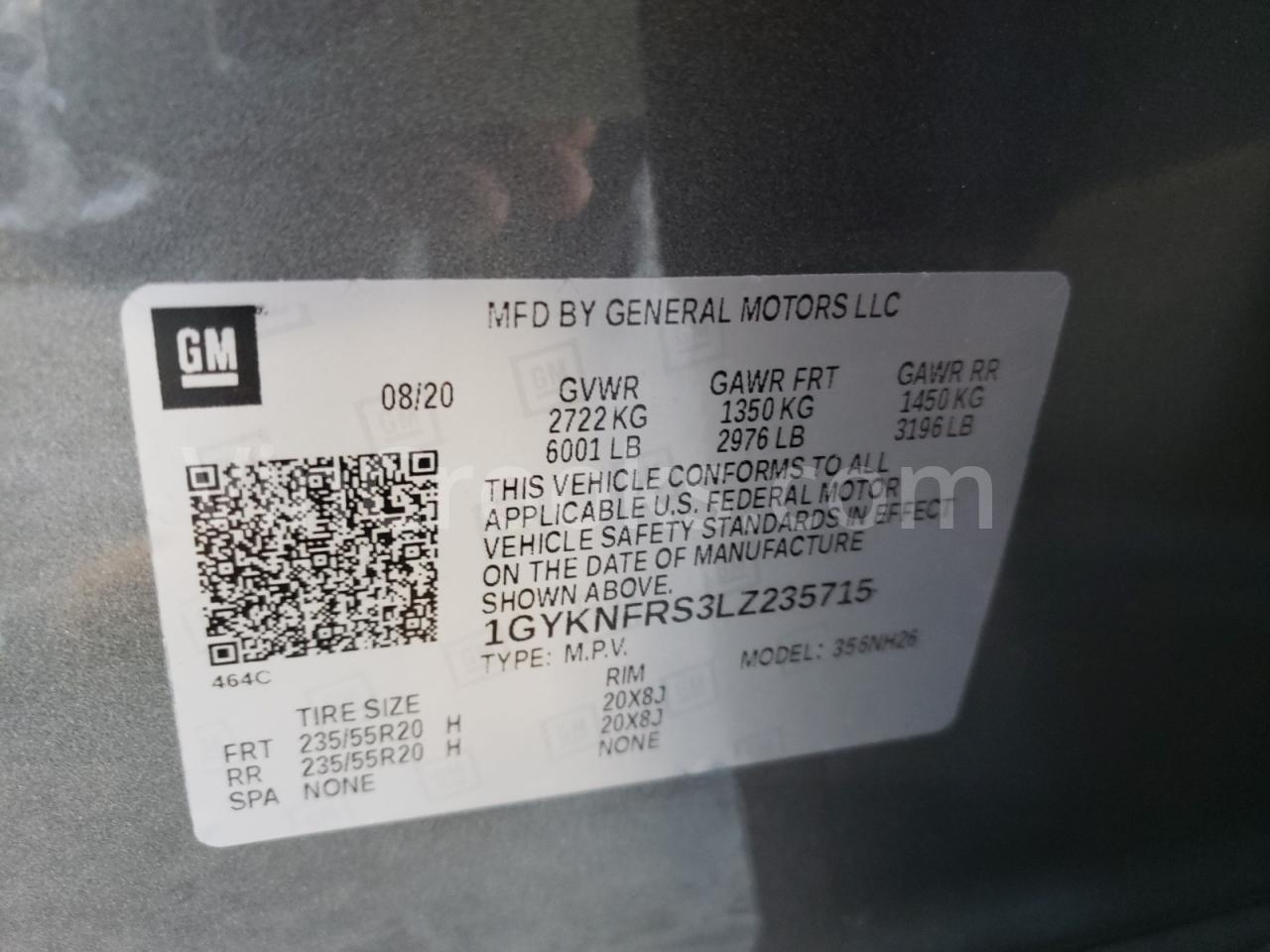 1GYKNFRS3LZ235715