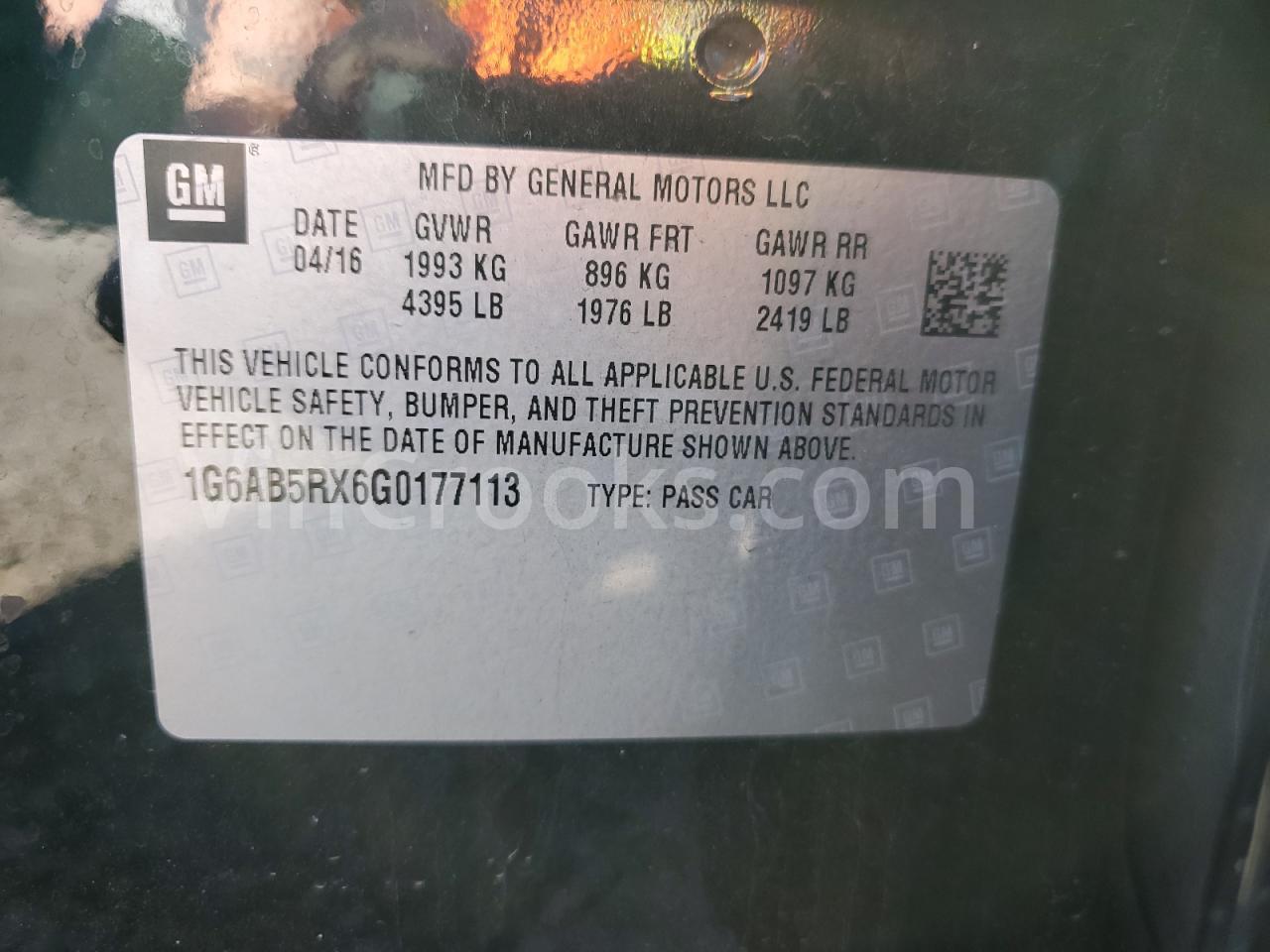 1G6AB5RX6G0177113