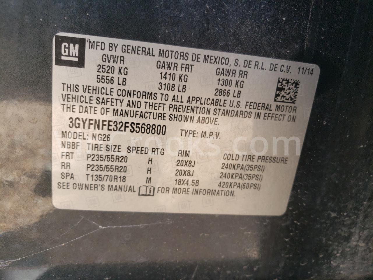 3GYFNFE32FS568800
