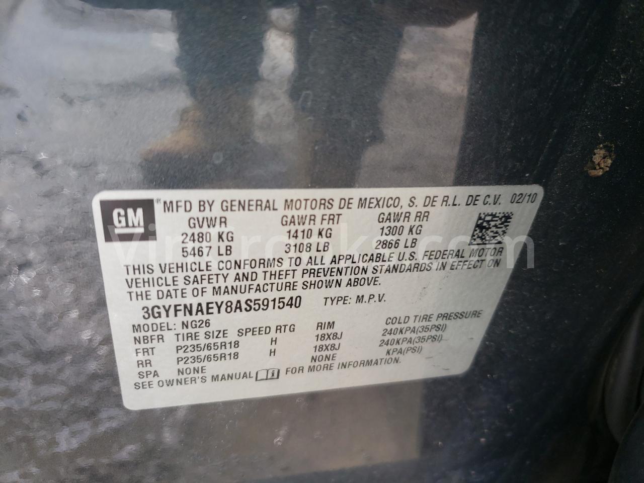 3GYFNAEY8AS591540