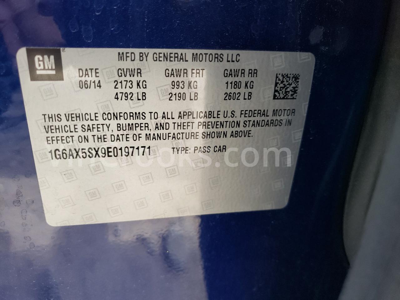 1G6AX5SX9E0197171