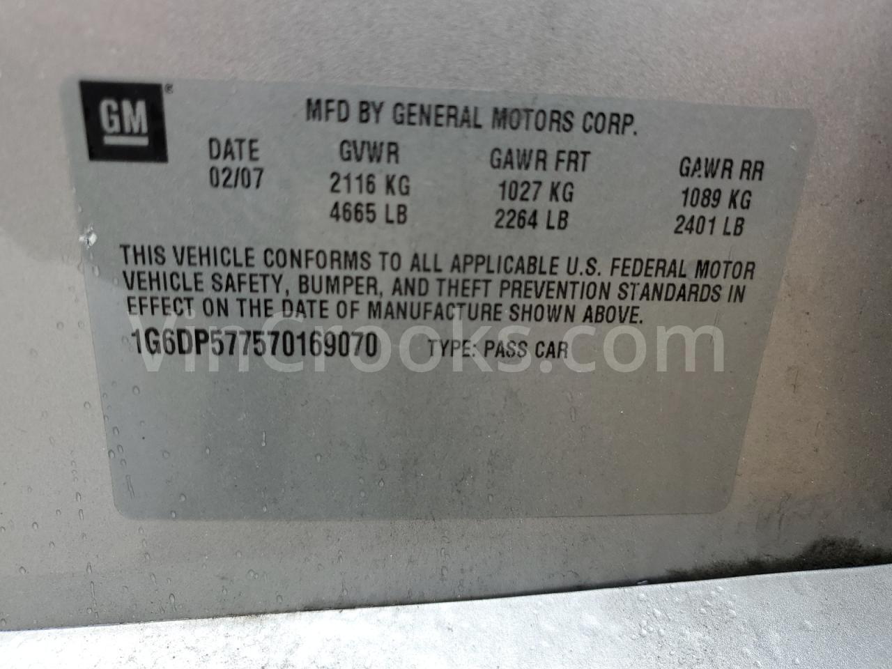 1G6DP577570169070