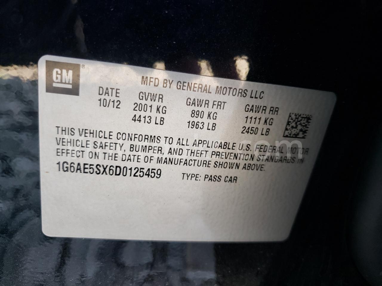 1G6AE5SX6D0125459