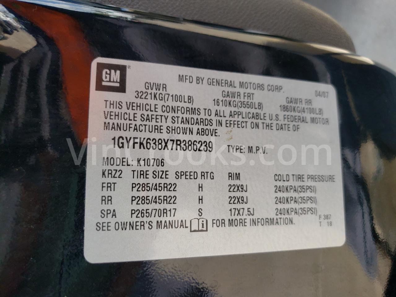 1GYFK638X7R386239