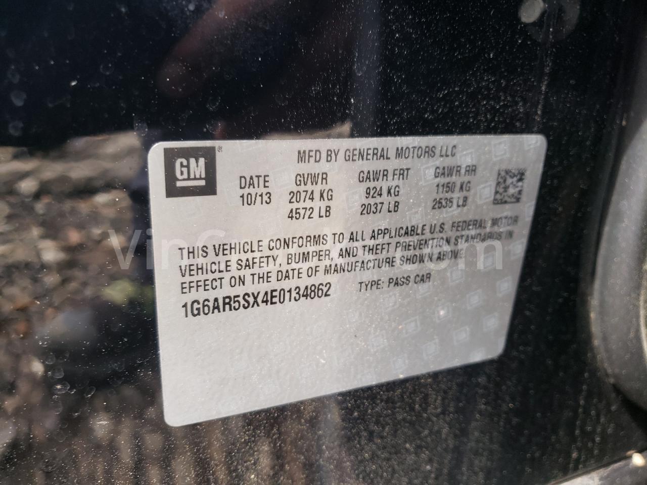 1G6AR5SX4E0134862