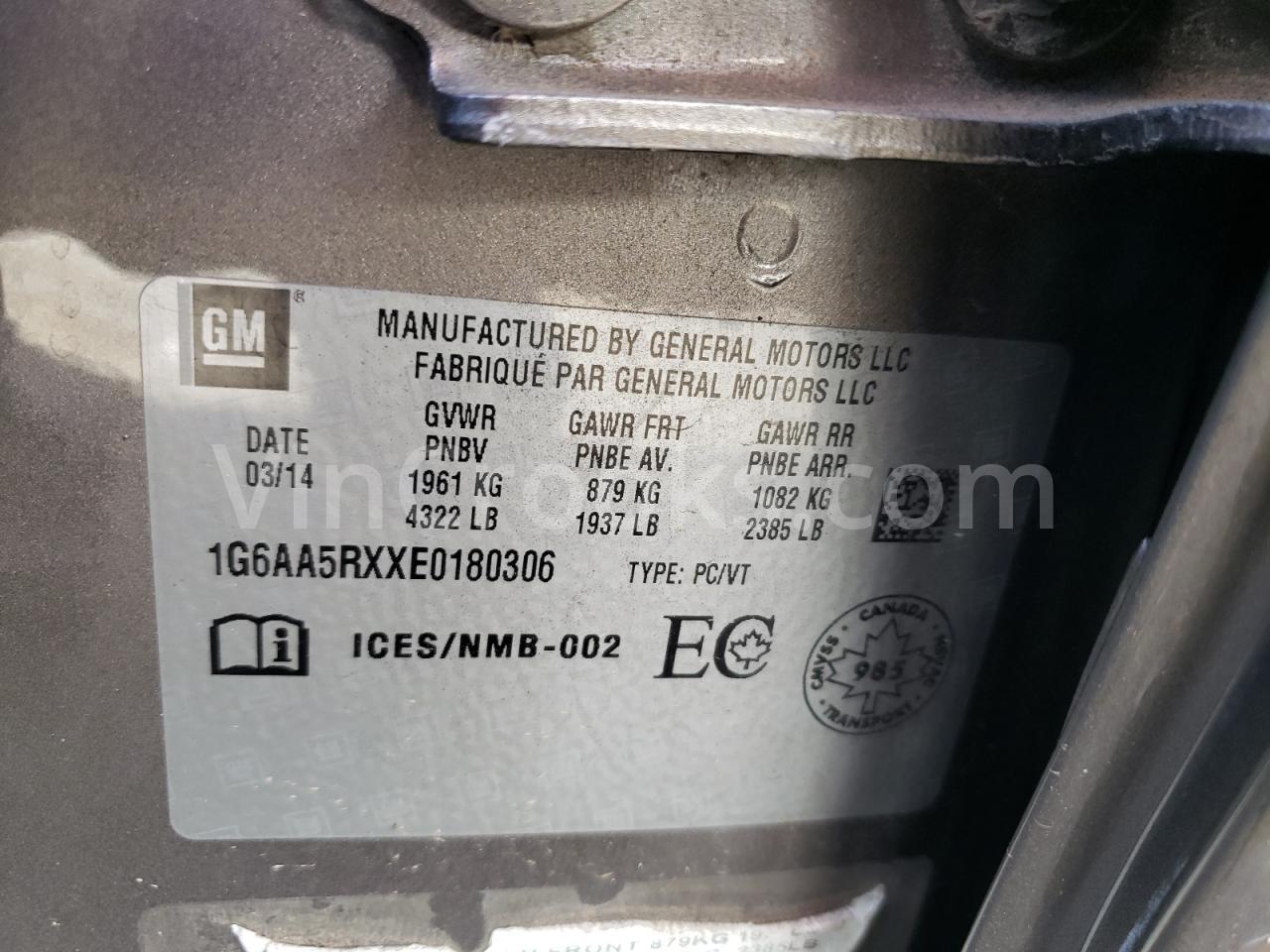 1G6AA5RXXE0180306