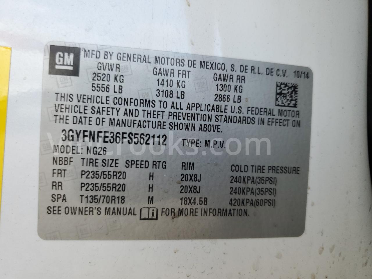 3GYFNFE36FS562112