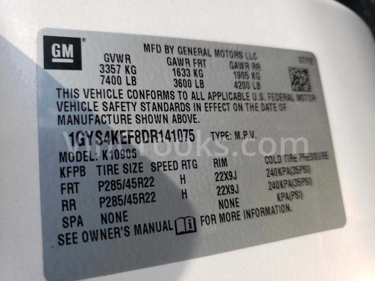 1GYS4KEF8DR141075