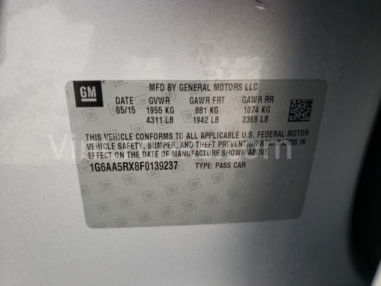 1G6AA5RX8F0139237