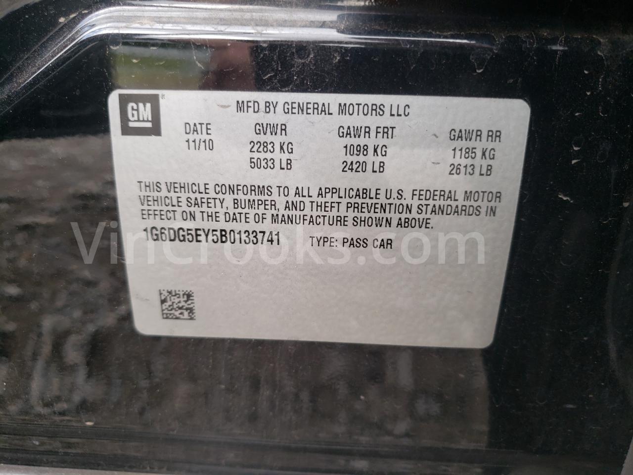 1G6DG5EY5B0133741