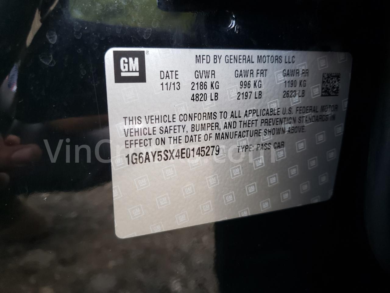 1G6AY5SX4E0145279