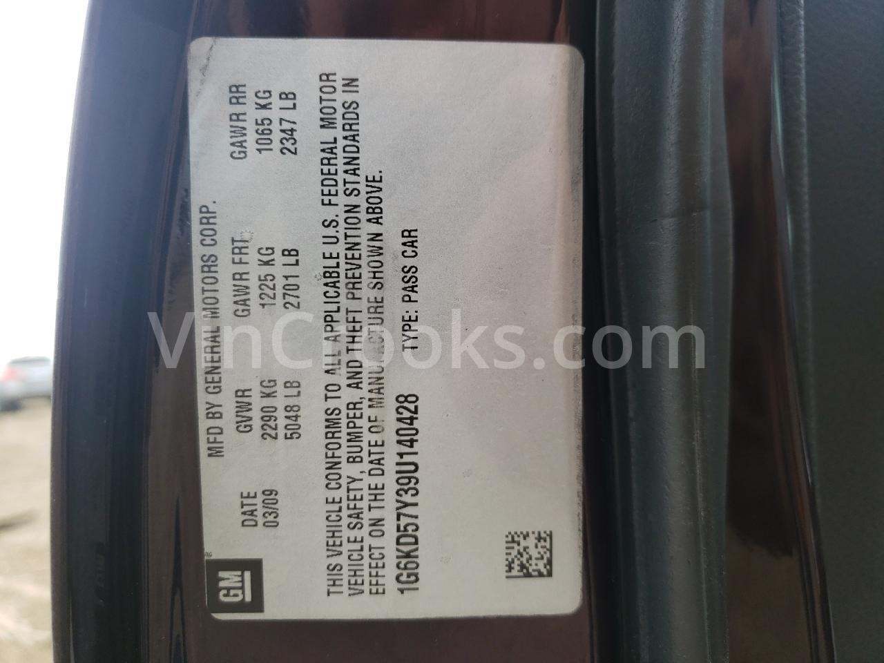 1G6KD57Y39U140428