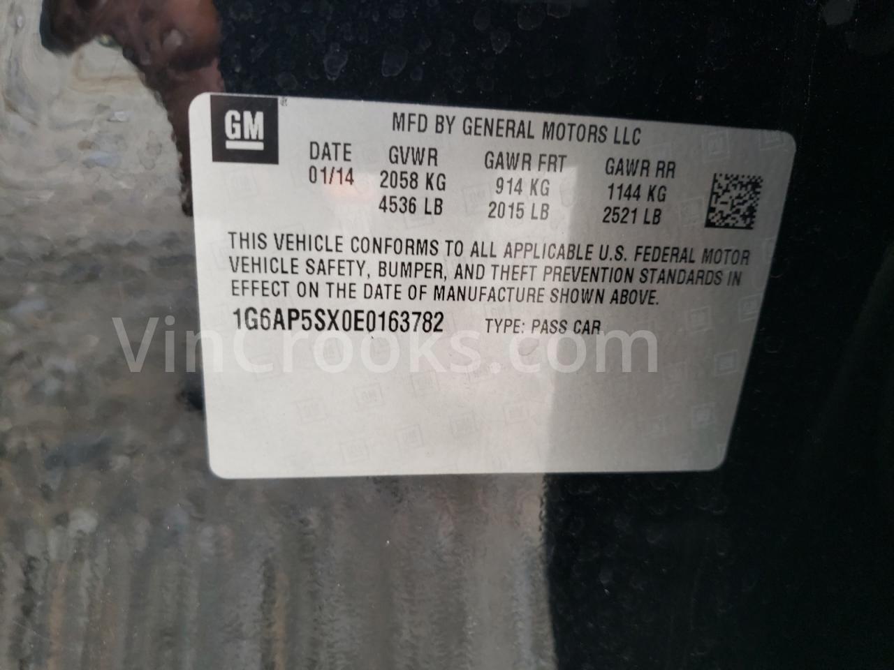 1G6AP5SX0E0163782