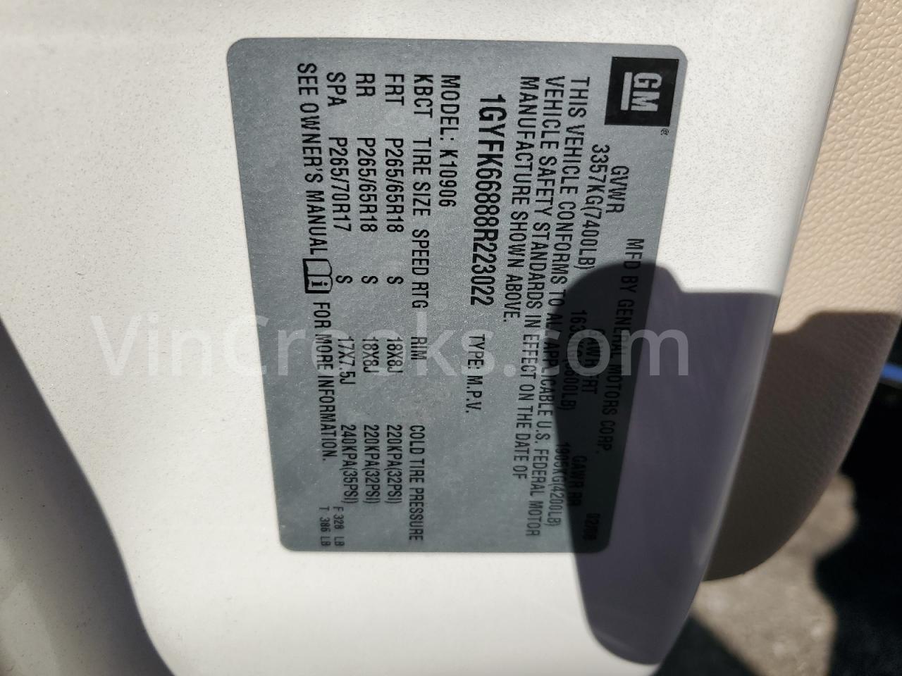 1GYFK66888R223022