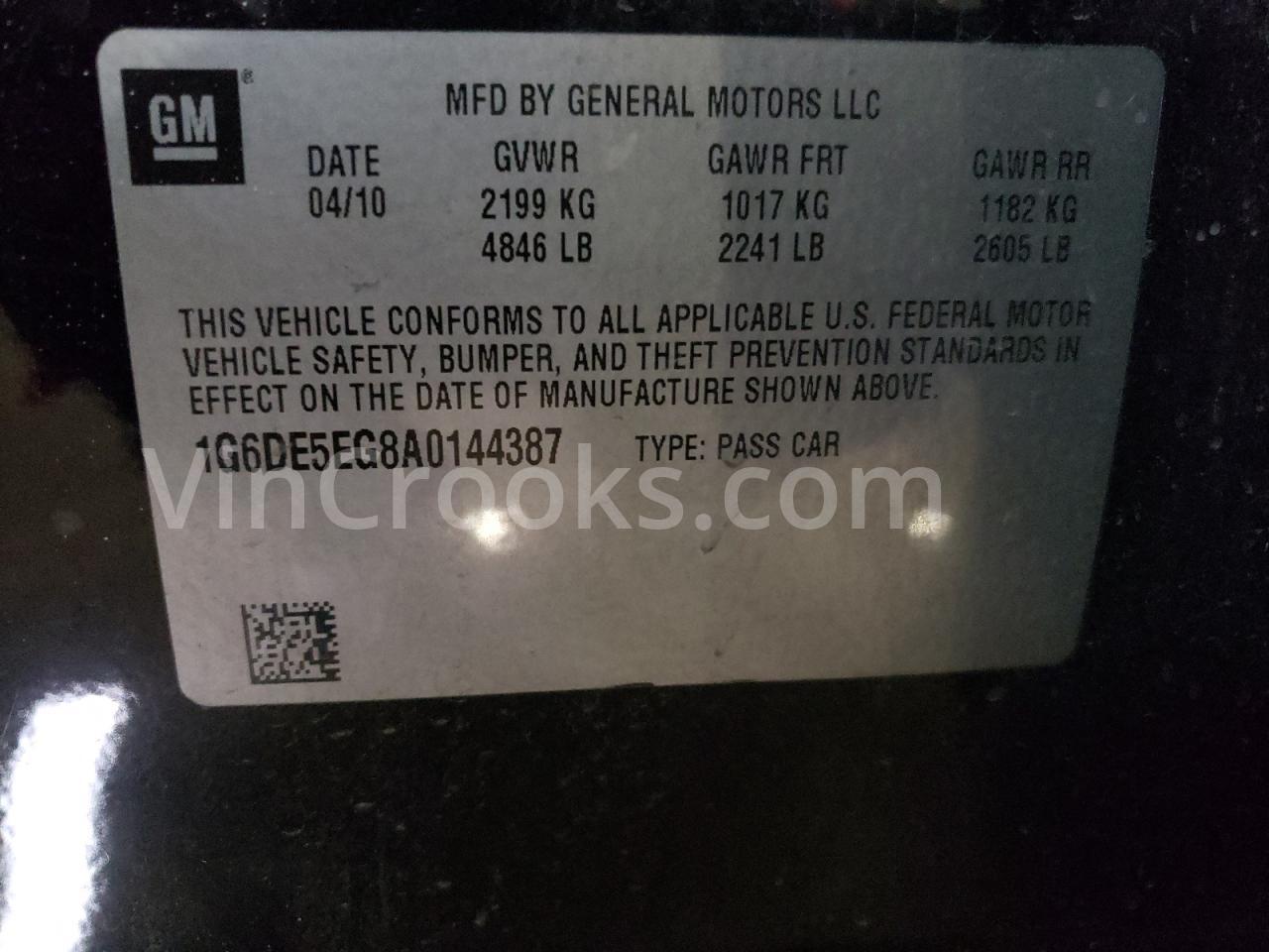 1G6DE5EG8A0144387