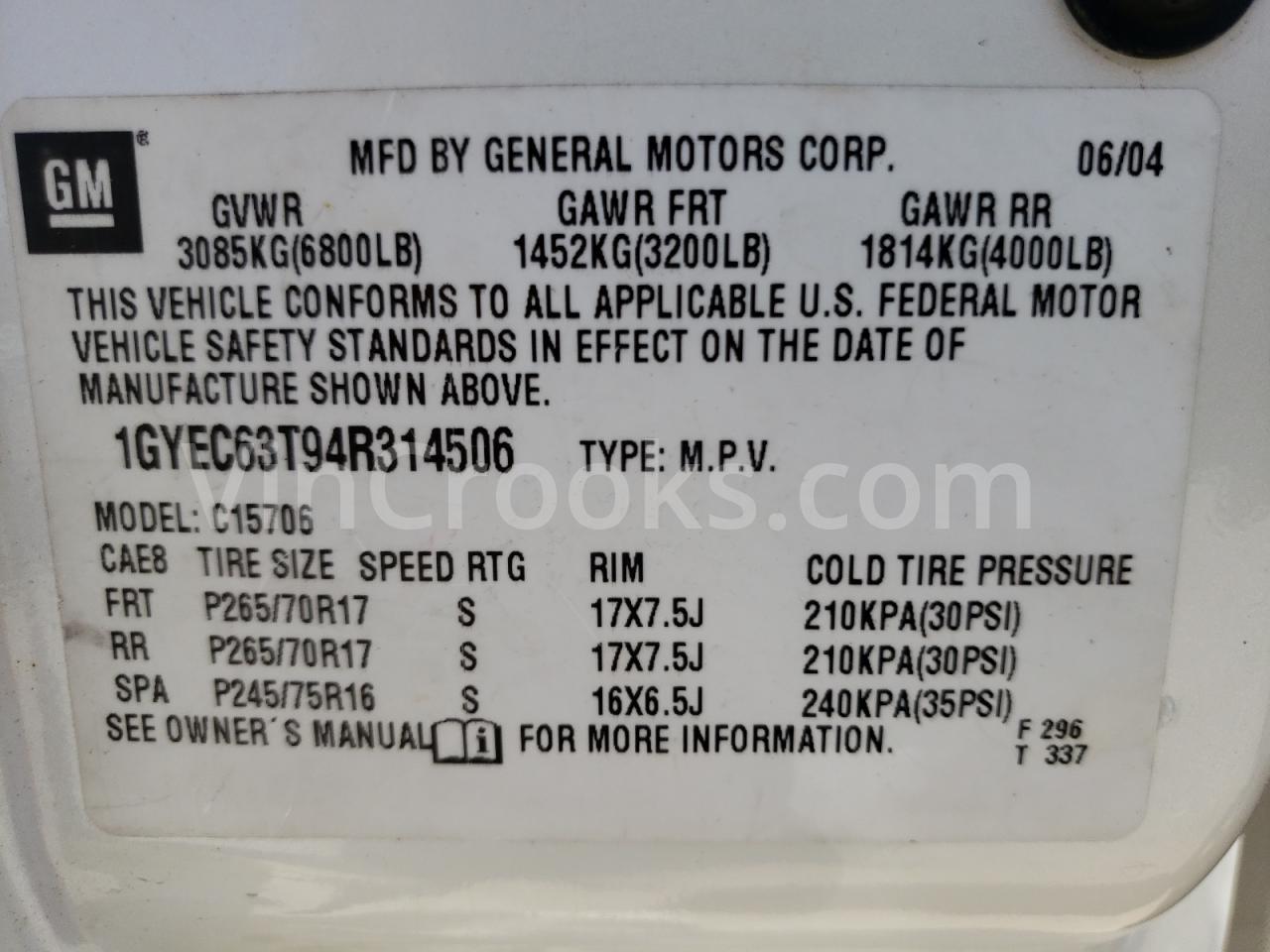 1GYEC63T94R314506