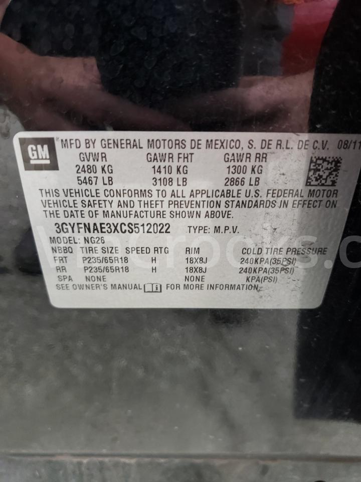 3GYFNAE3XCS512022