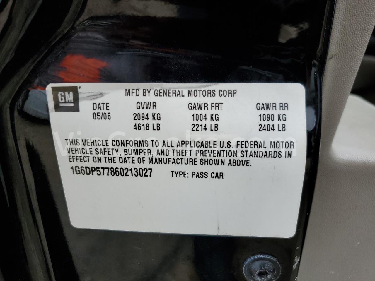 1G6DP577860213027