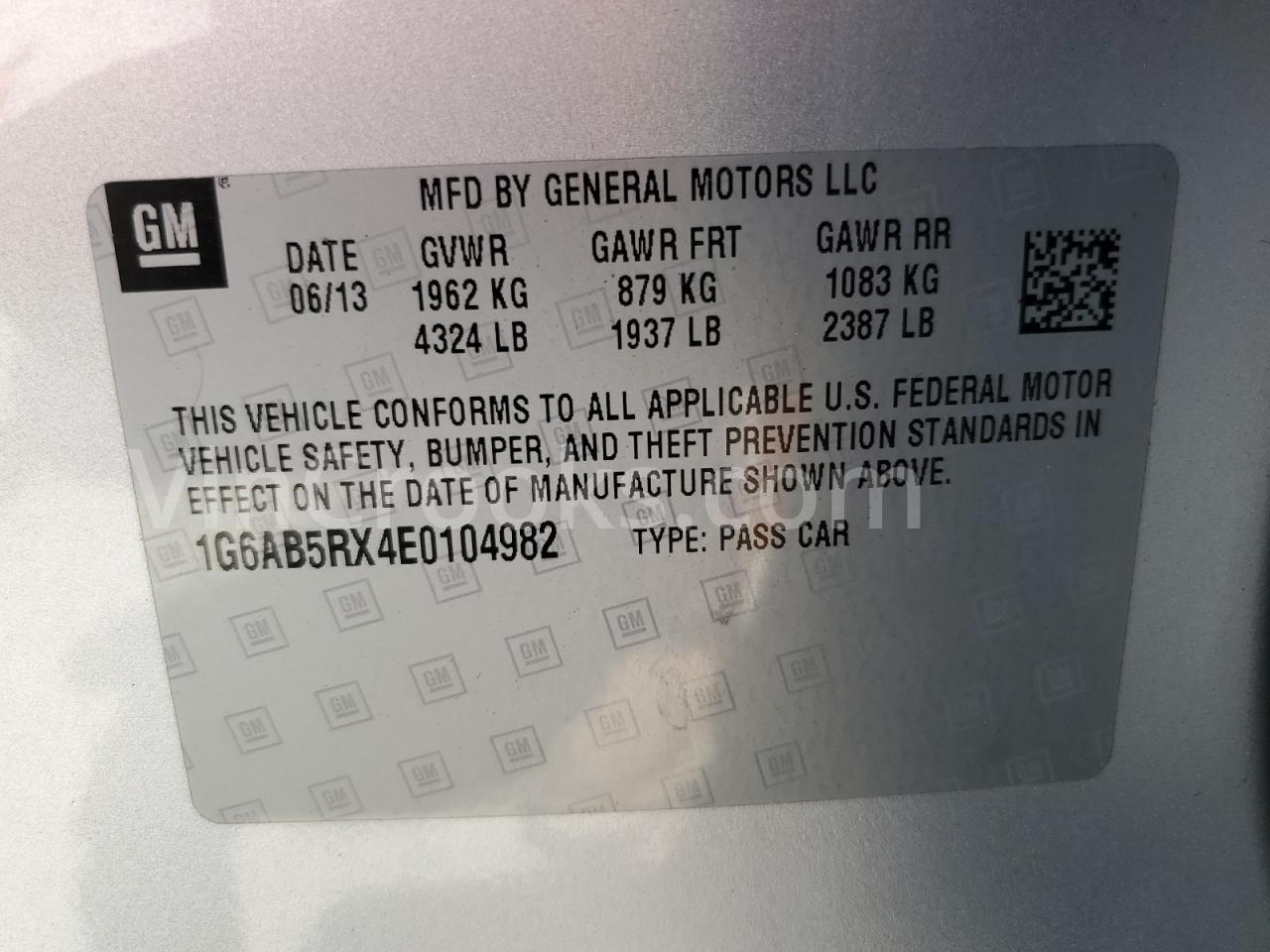 1G6AB5RX4E0104982
