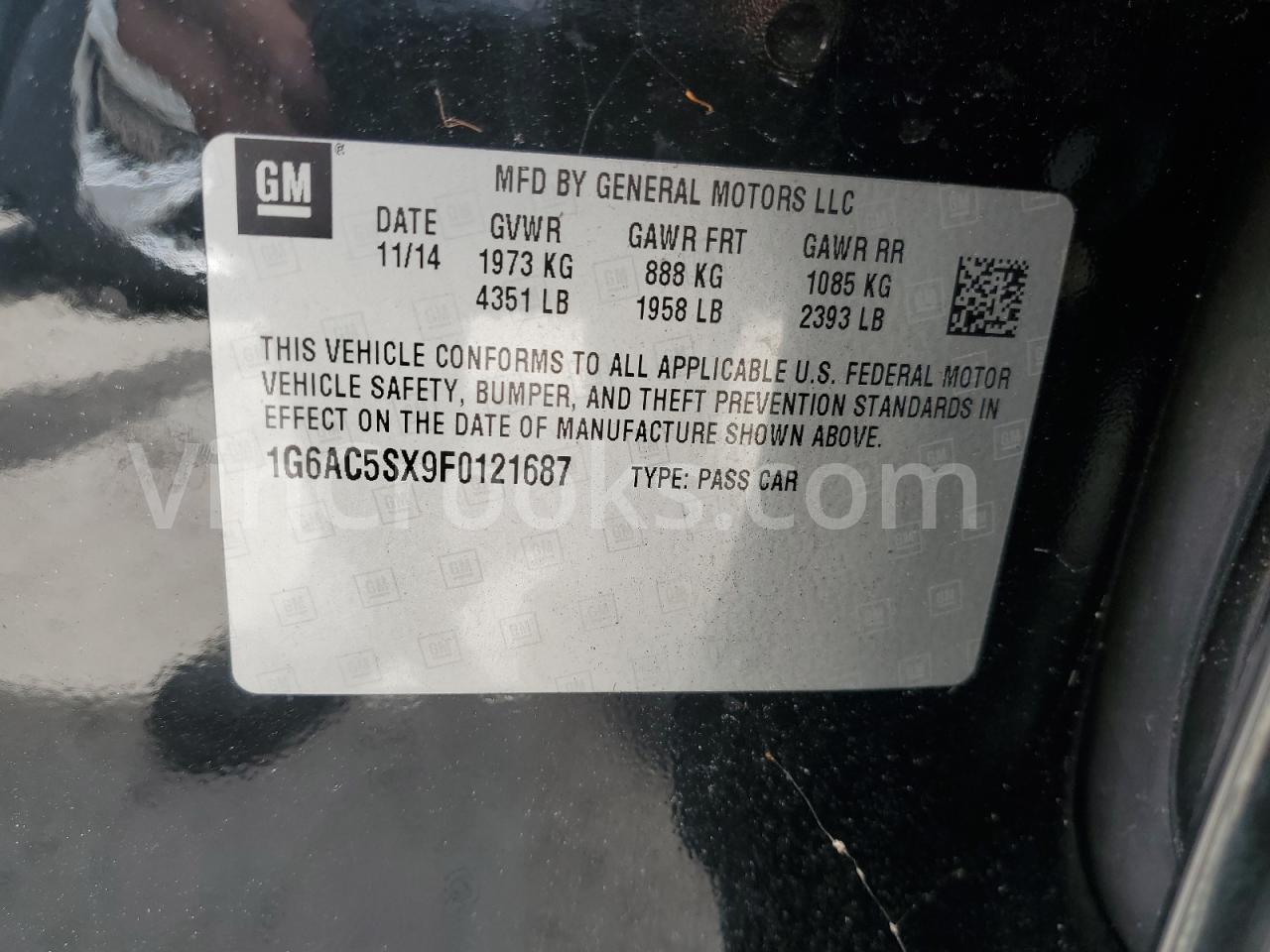 1G6AC5SX9F0121687