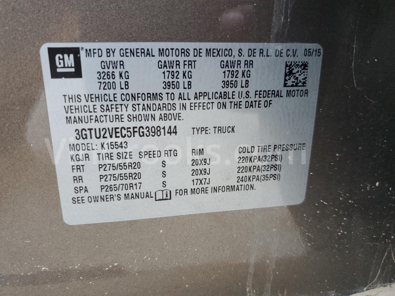 3GTU2VEC5FG398144