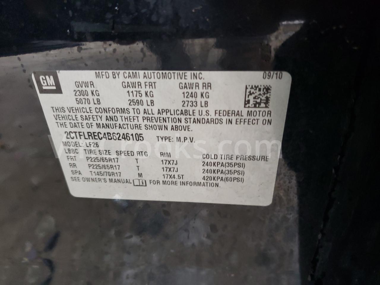 2CTFLREC4B6246105