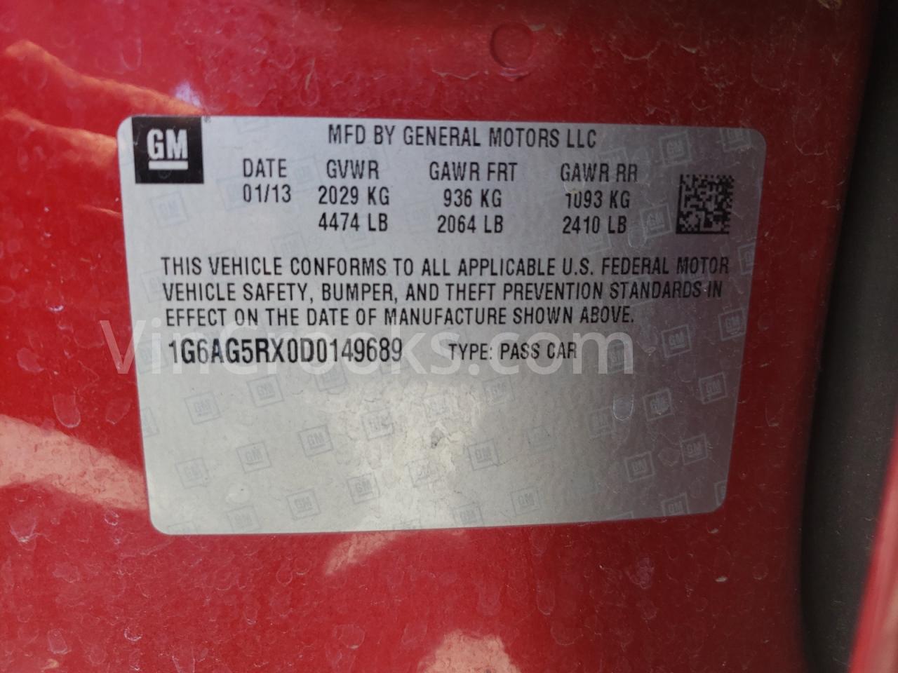 1G6AG5RX0D0149689