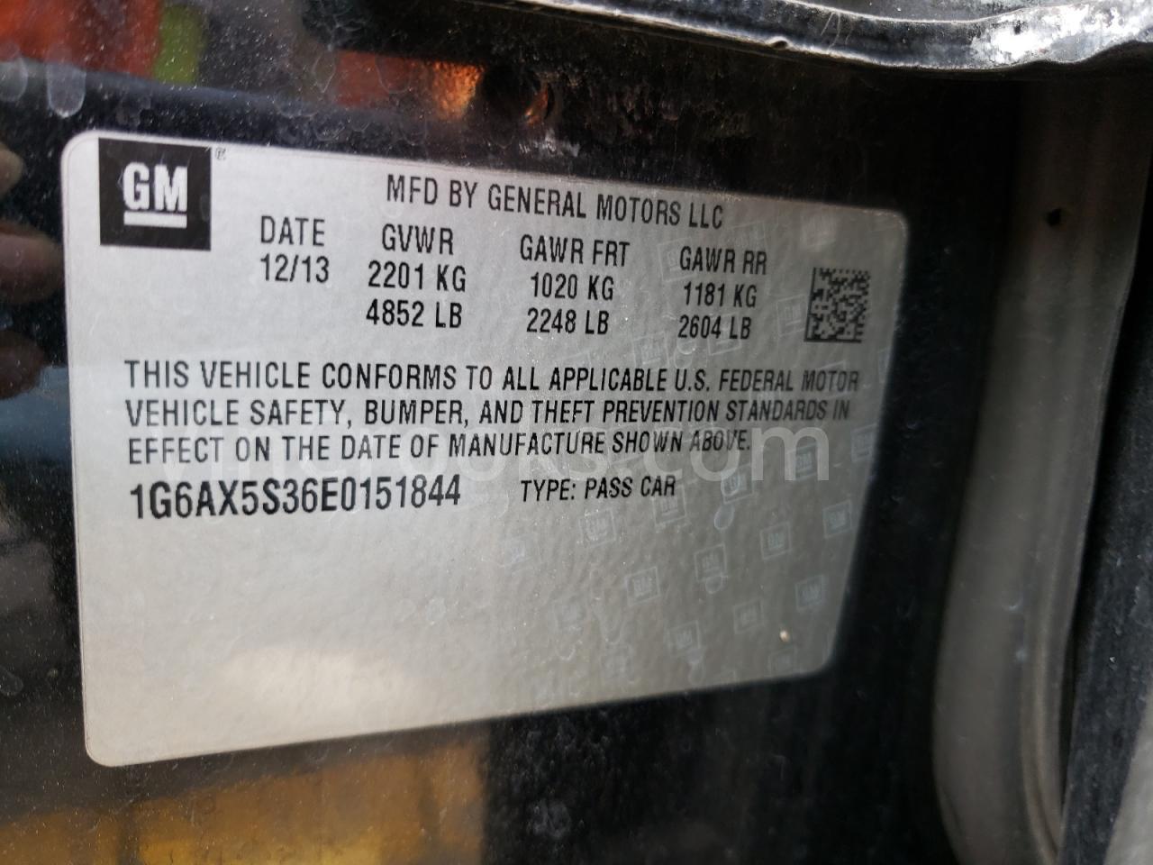 1G6AX5S36E0151844
