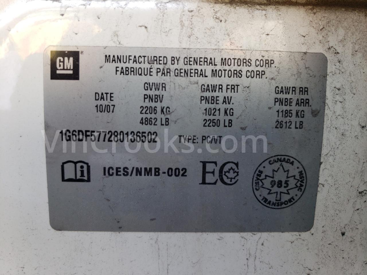 1G6DF577280136502