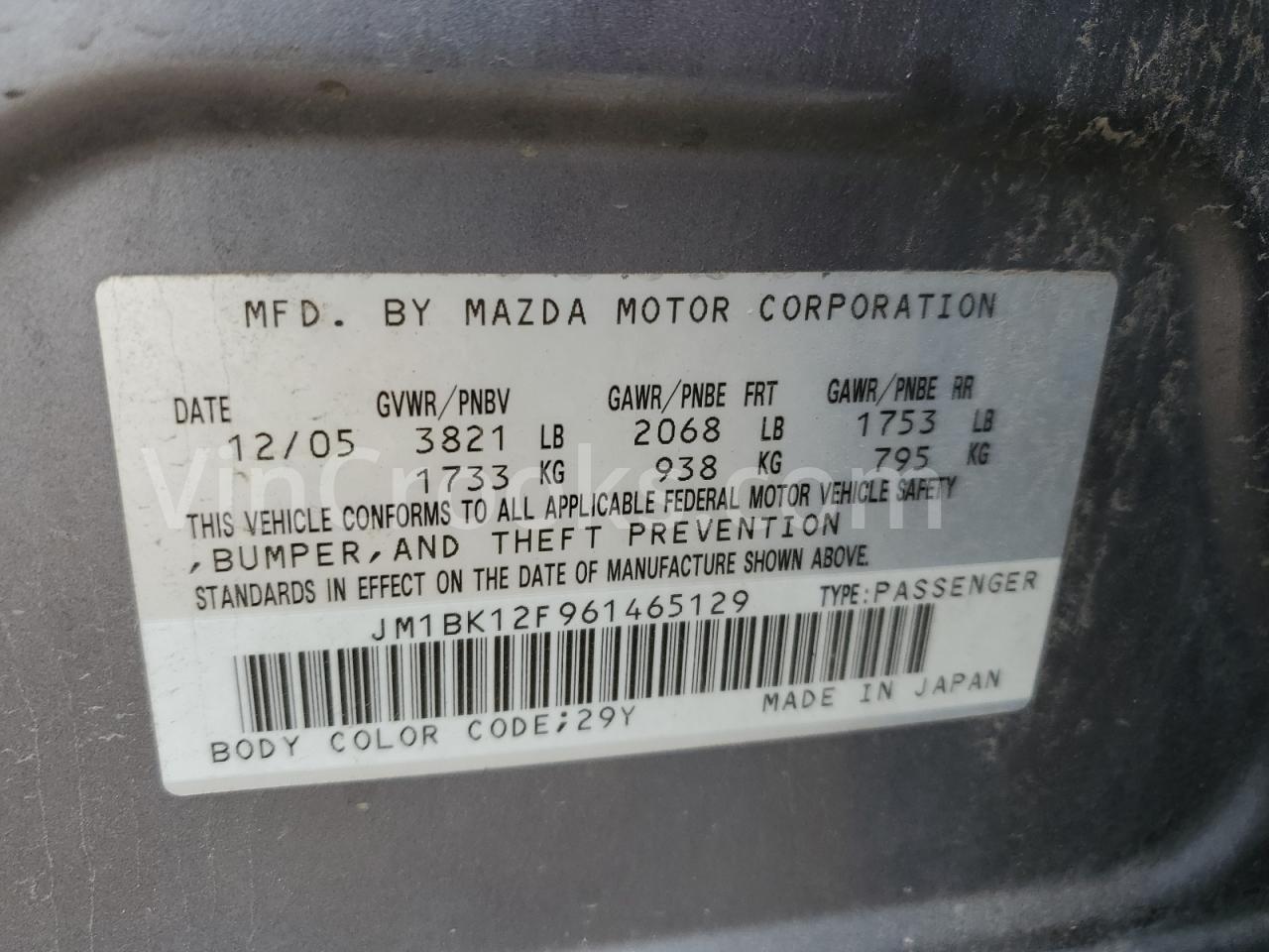 JM1BK12F961465129