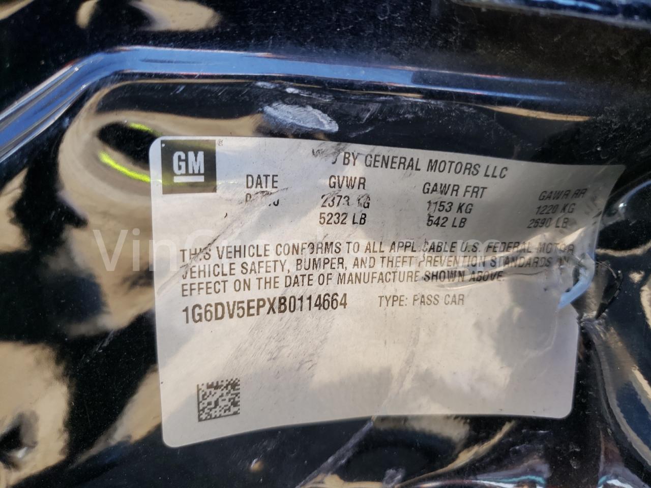 1G6DV5EPXB0114664
