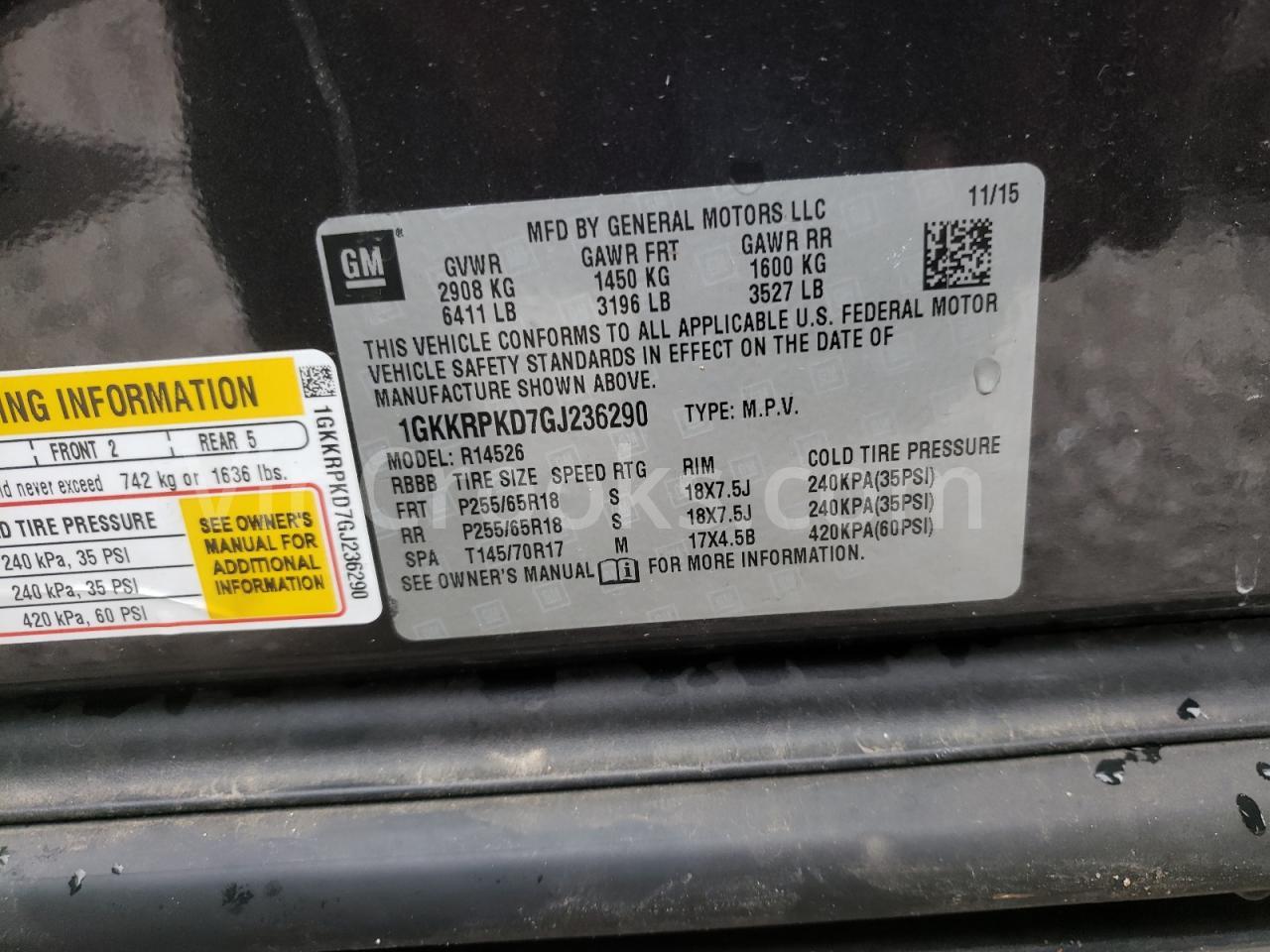 1GKKRPKD7GJ236290