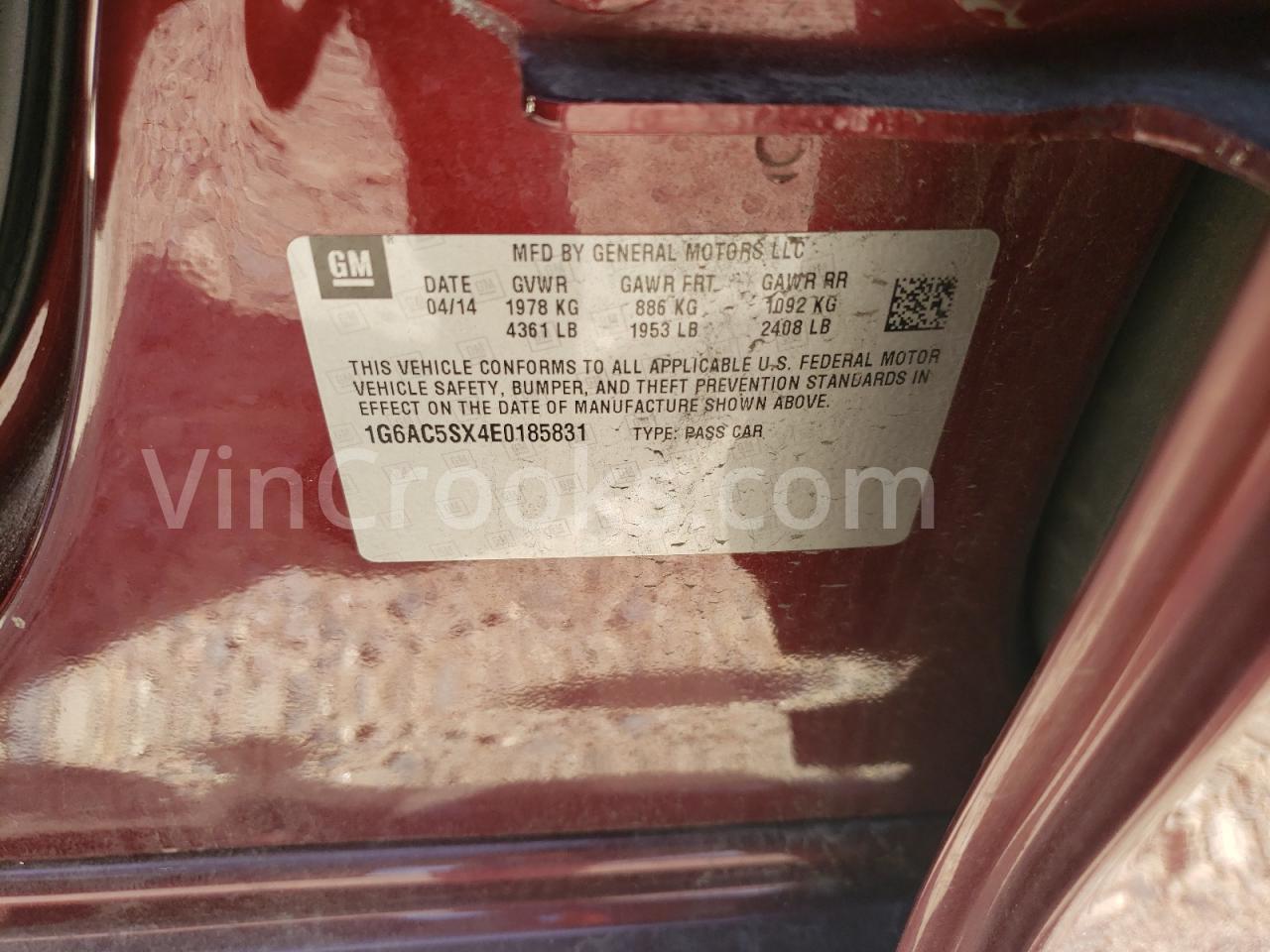 1G6AC5SX4E0185831