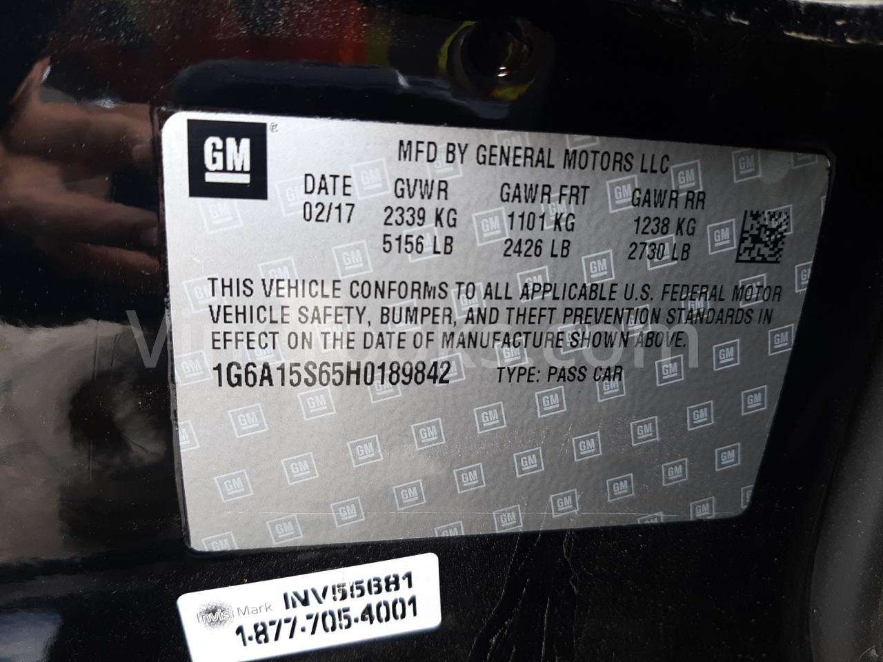1G6A15S65H0189842