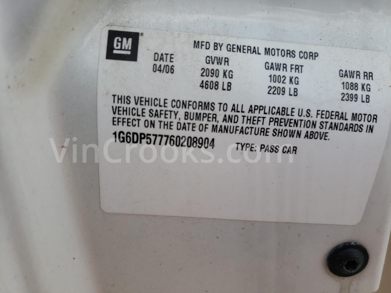 1G6DP577760208904