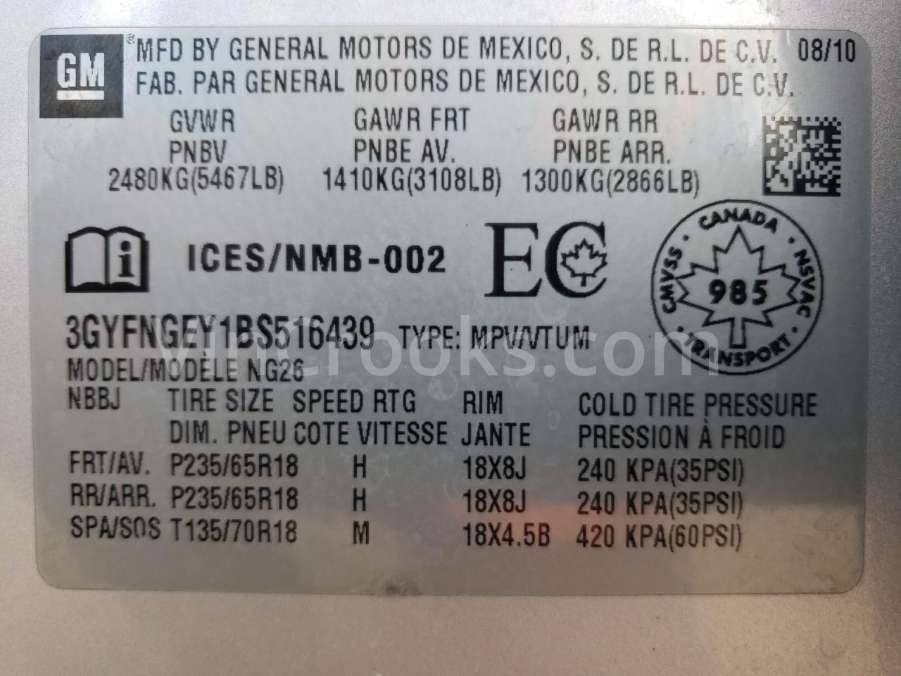 3GYFNGEY1BS516439