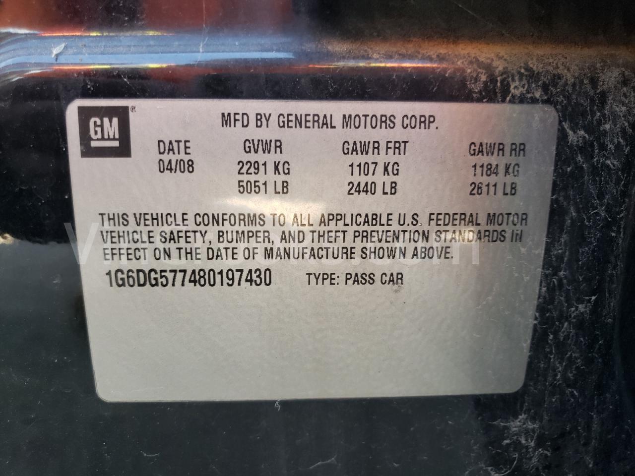 1G6DG577480197430
