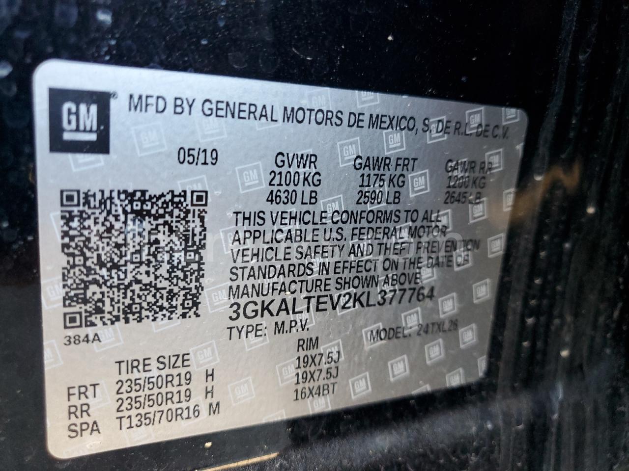 3GKALTEV2KL377764