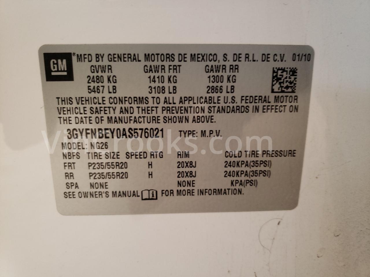 3GYFNBEY0AS576021