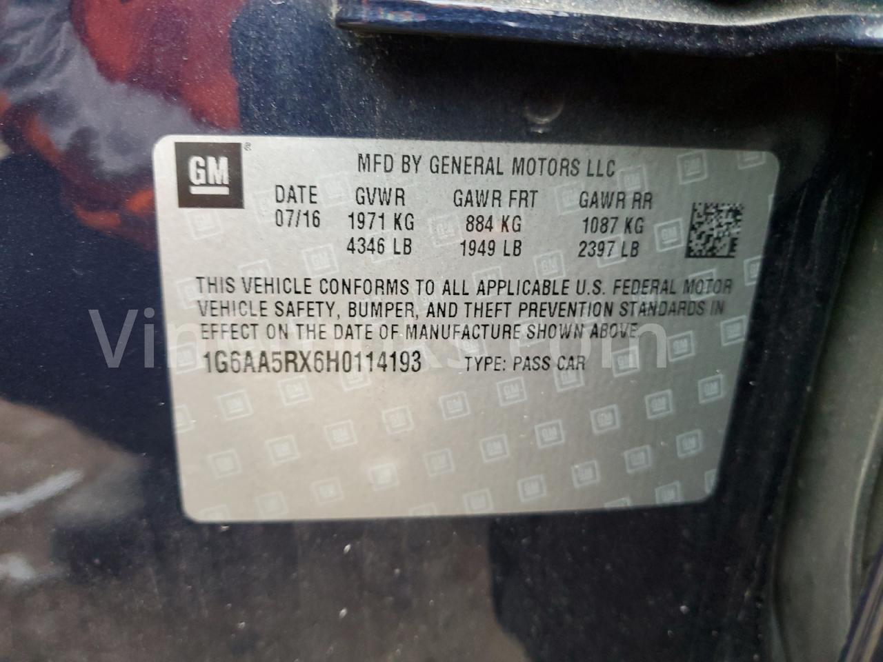1G6AA5RX6H0114193