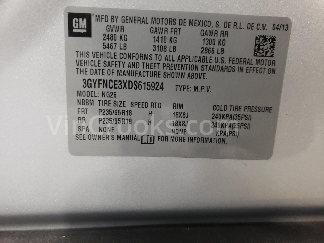 3GYFNCE3XDS615924