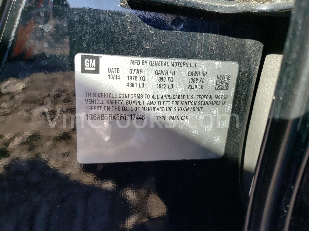 1G6AB5RX8F0117445