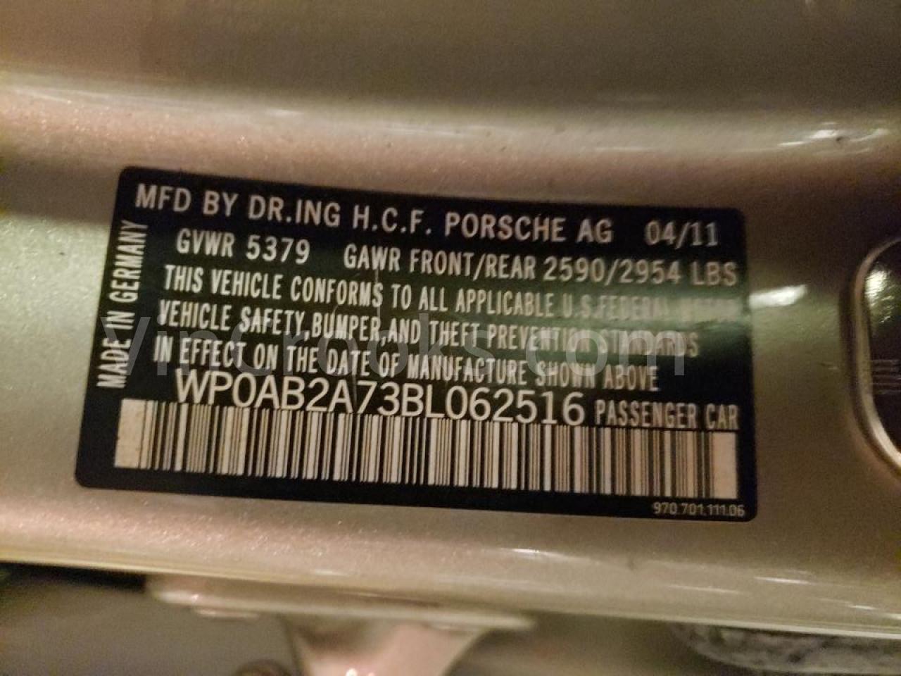 WP0AB2A73BL062516
